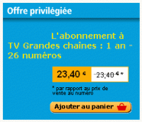 promotion tv grandes chaines
